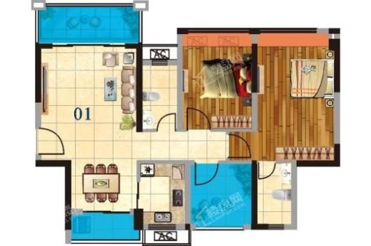 江滨香格里户型图