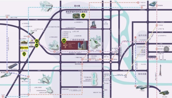 中盈国贸商业中心位置图