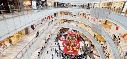 中盈国贸商业中心实景图