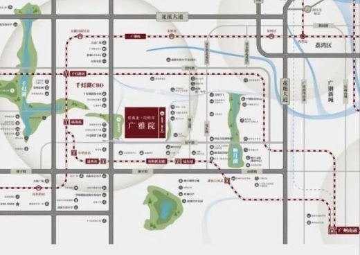  佳兆业花样年广雅苑位置图