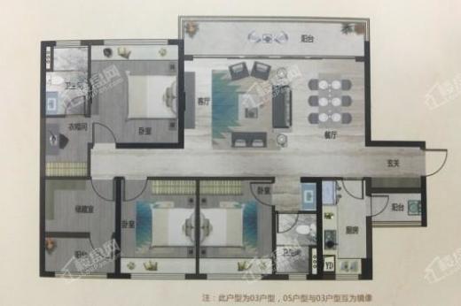 信业阳光城·檀悦户型图