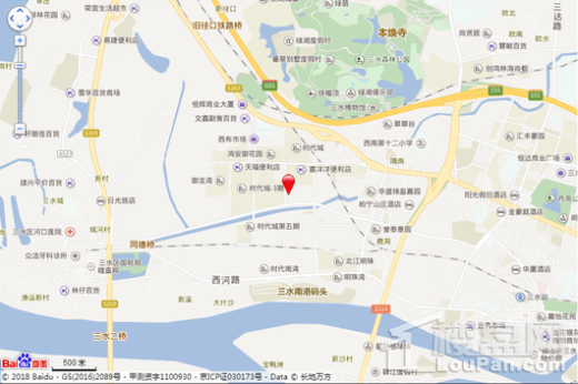 创雄华府交通图