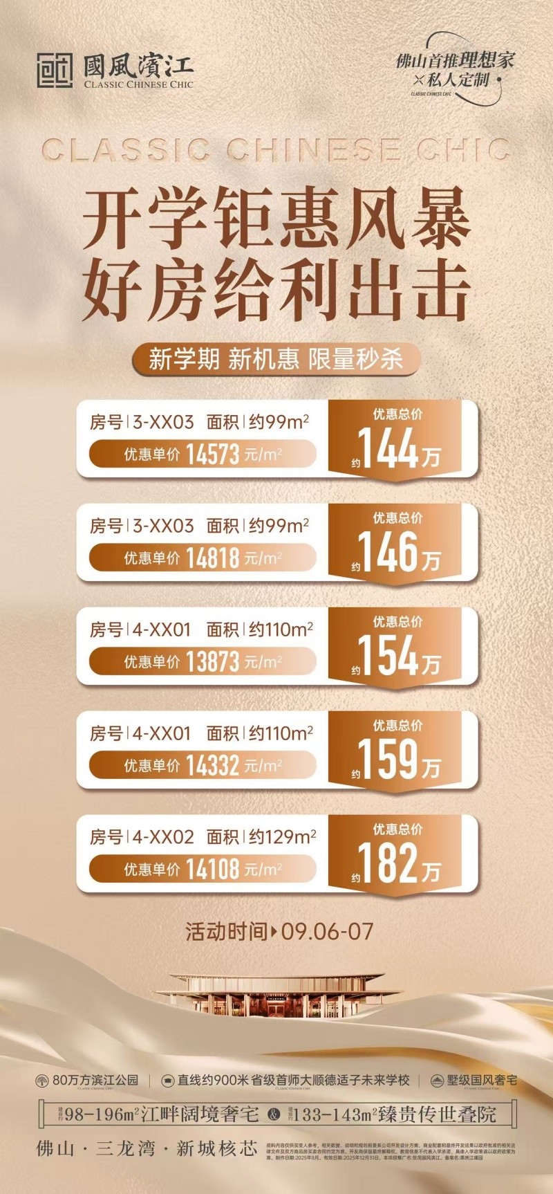 世茂国风滨江海报