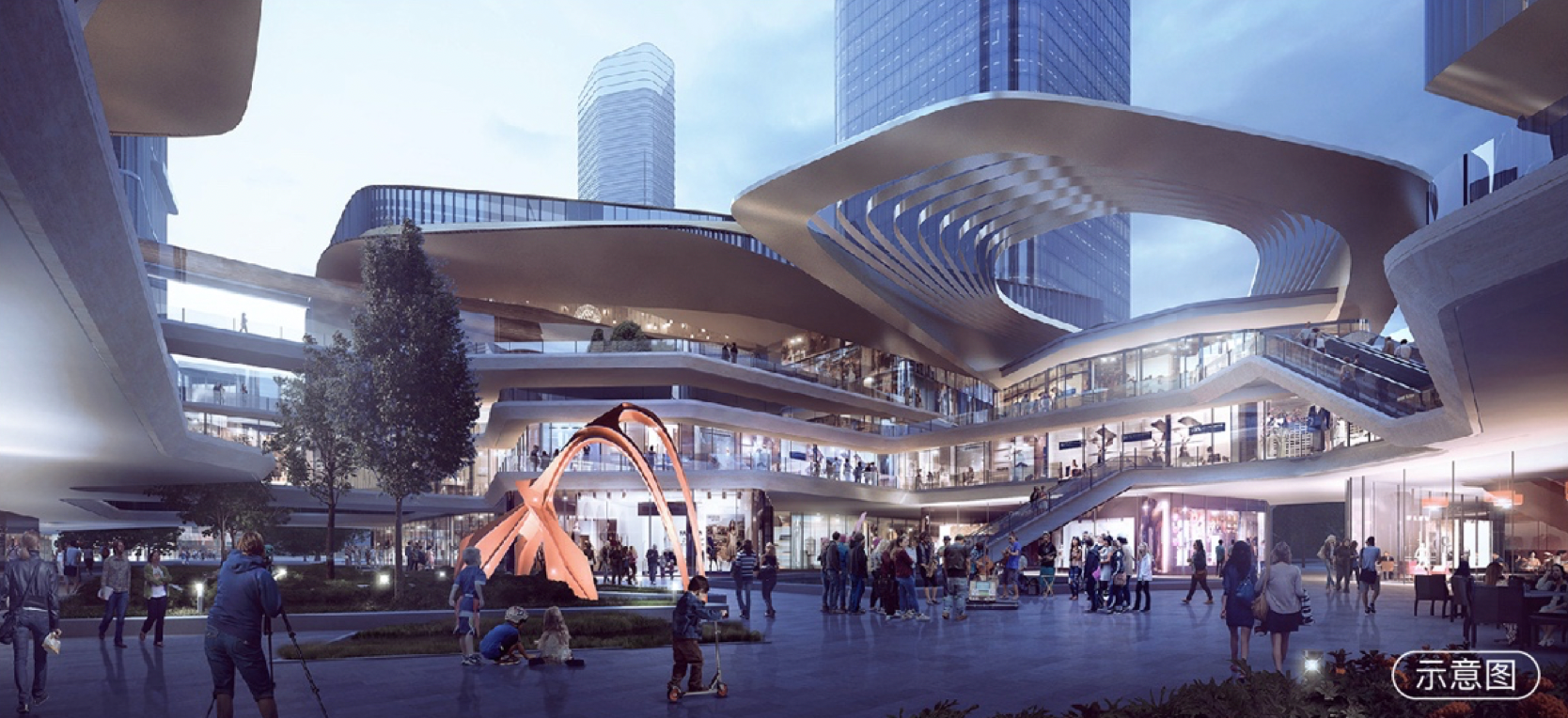 华侨城半月岛纯水岸商业配套