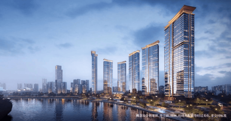 建发灯湖缦云效果图