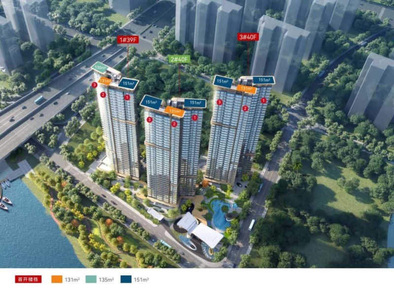 建发灯湖天峯效果图