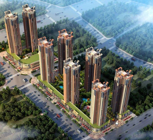 顺德荔园新天地效果图